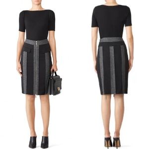 Badgley Mischka Two Tone Zip Skirt Size 2